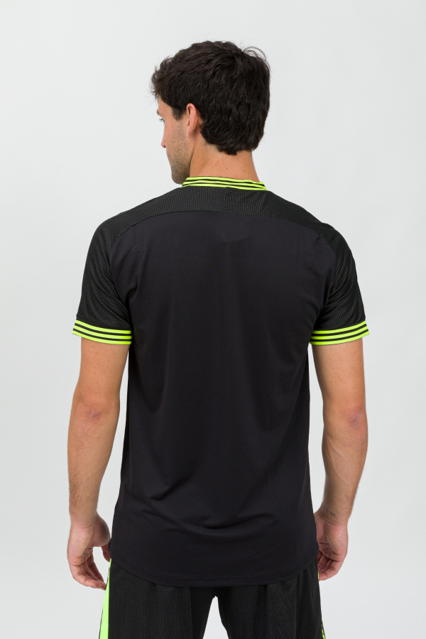 CAMISETA GRESS NEGRO/LIMA