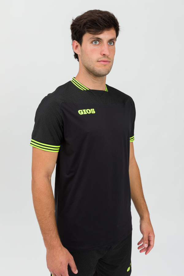 CAMISETA GRESS NEGRO/LIMA