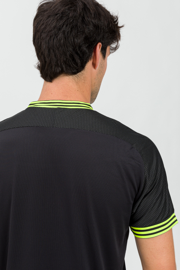 CAMISETA GRESS NEGRO/LIMA