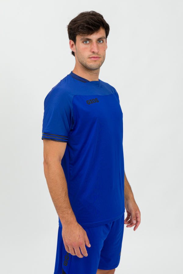 CAMISETA GRESS ROYAL/NEGRO