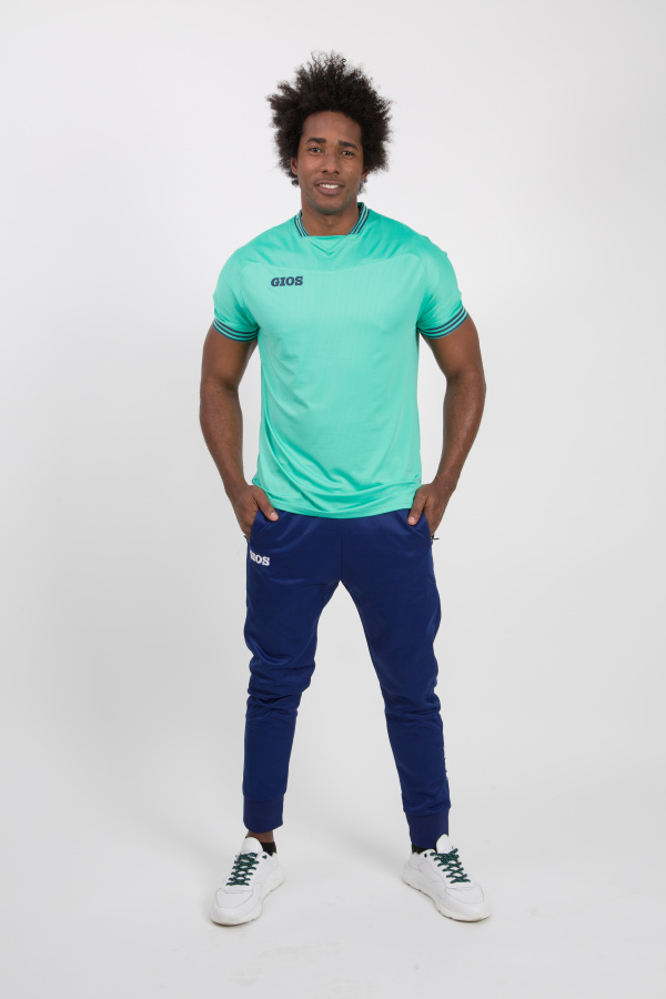 CAMISETA GRESS TURQUESA/MARINO